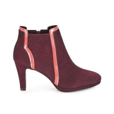 BOOTS ANDRÉ ERIKA FEMME BORDEAUX